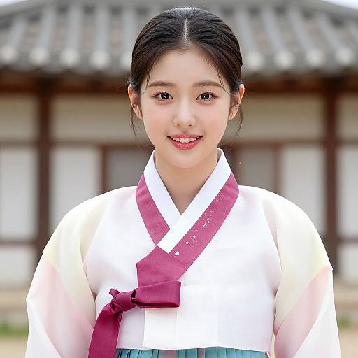 Photorealistic Korean Idol in Hanbok