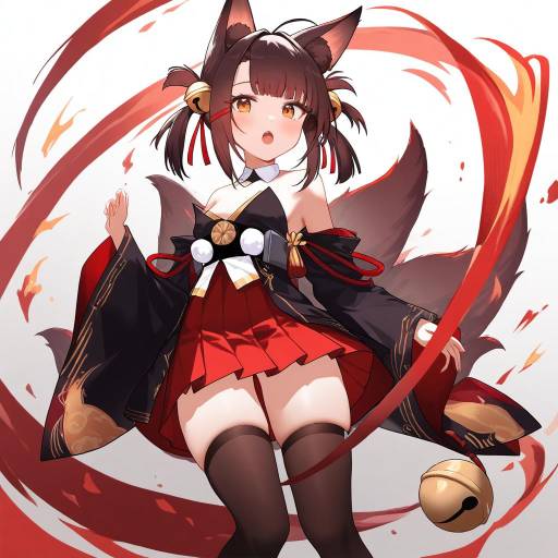Illustration of Akagi-chan (azur lane), azur lane in the style of Less end