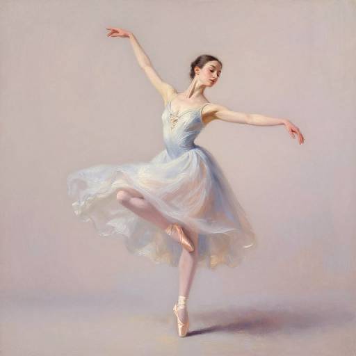 Impressionist Ballet Dancer in Motion