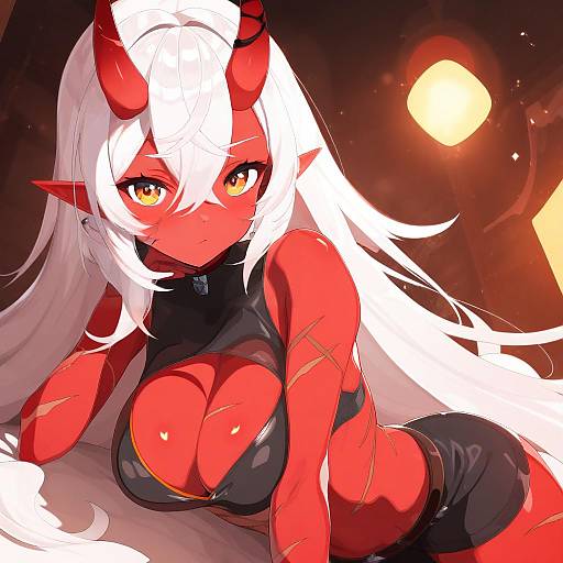 Illustration of Akumi (yoclesh), vyugen in the style of Takashia (akimototakashia)