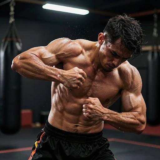 Realistic Stomach Punch Martial Arts