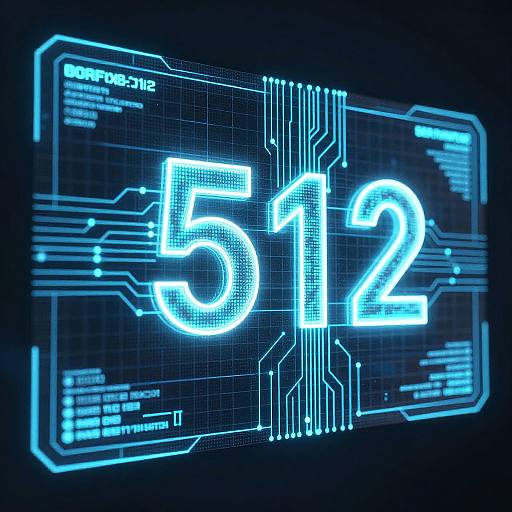 Futuristic Sci-Fi Holographic Interface