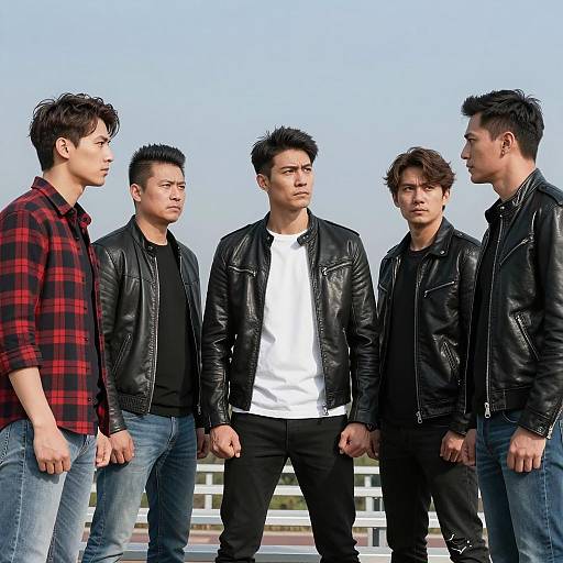 Intense Standoff Among Four Men