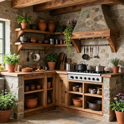 Modern Wizard's Rustic Kitchen Design