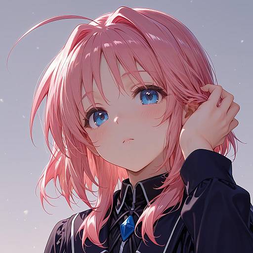 Illustration of Caro ru lushe, lyrical nanoha in the style of Kabocha (monkey4)