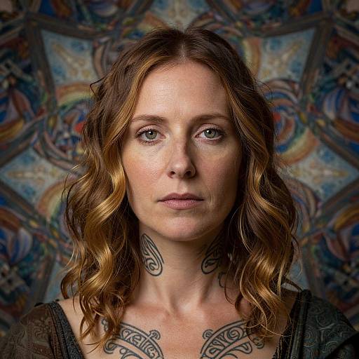 Kaleidoscopic Renaissance Digital Portrait