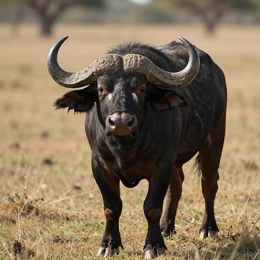 Majestic African Buffalo in Natural Habitat