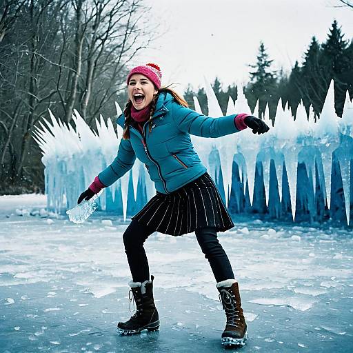 Anna's Humorous Ice Spike Adventure