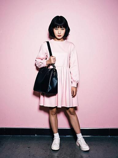 Realistic Portrait of Eleven in Pink