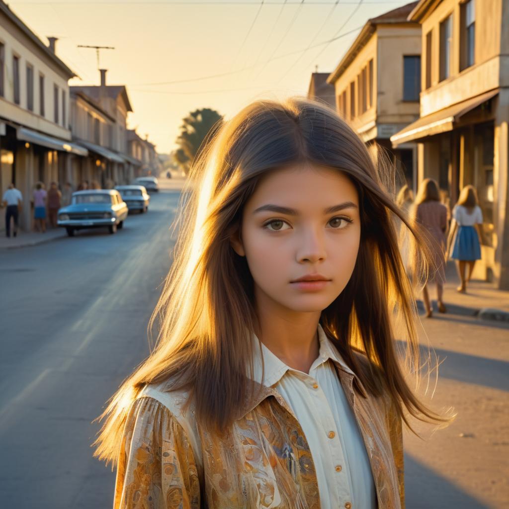 Creepy Beauty: 1960s Country Town Scene