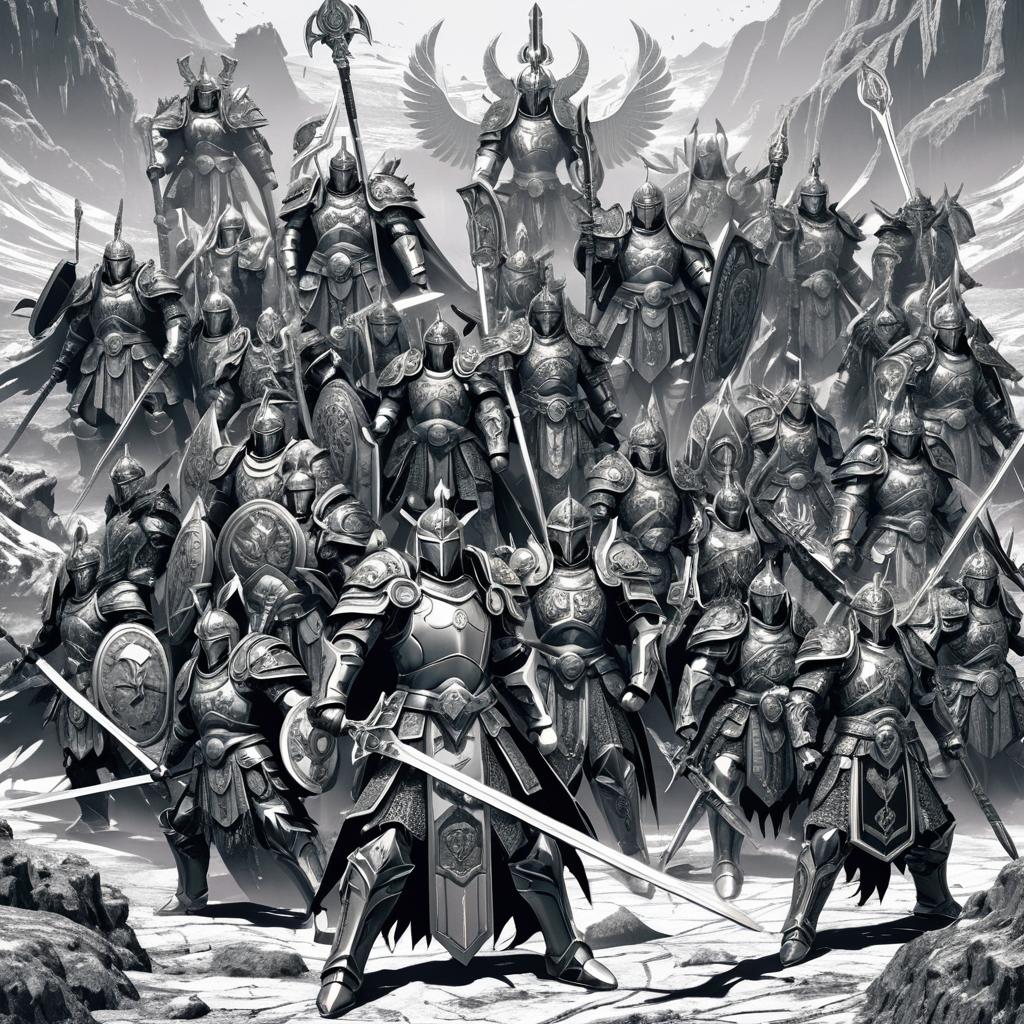 Legion of Heroes in Mythical Armor