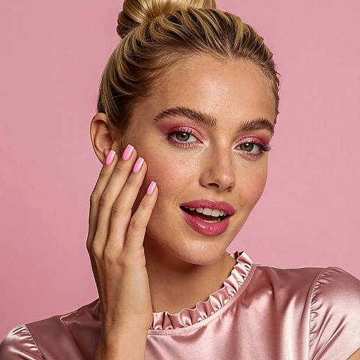 Elegant Portrait of a Confident Blonde Woman