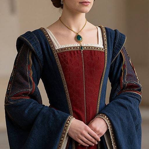 Medieval Royal Woman Close-Up