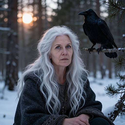 Hyperrealistic Portrait of Siberian Mystic