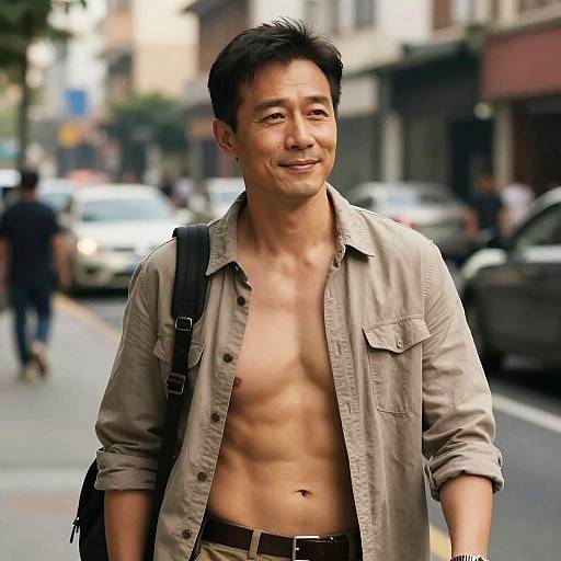 Stylish Confident 40-Year-Old Men