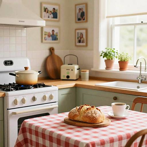 Cozy Vintage Kitchen with Nostalgic Charm