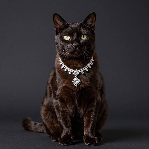 Glamorous Portrait of a Brazilian Shorthair Cat
