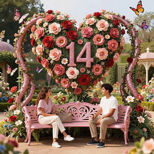 Enchanted Valentine's Day Garden