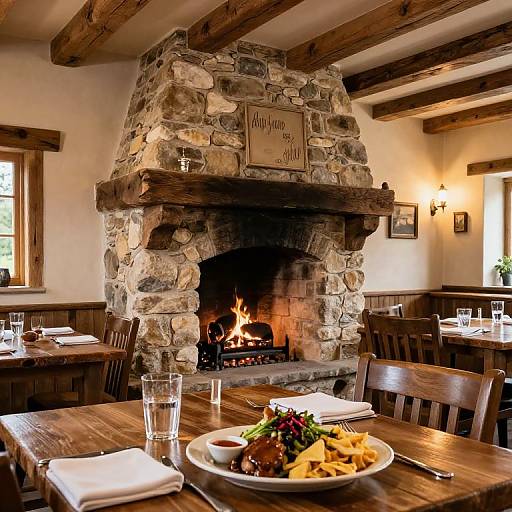 Rustic Countryside Restaurant Ambiance