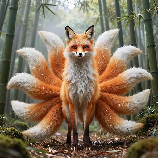 Inari, Mystical Nine-Tailed Guardian