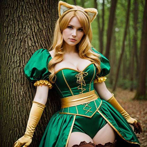 Alluring Maria Renard Cosplay Outfit