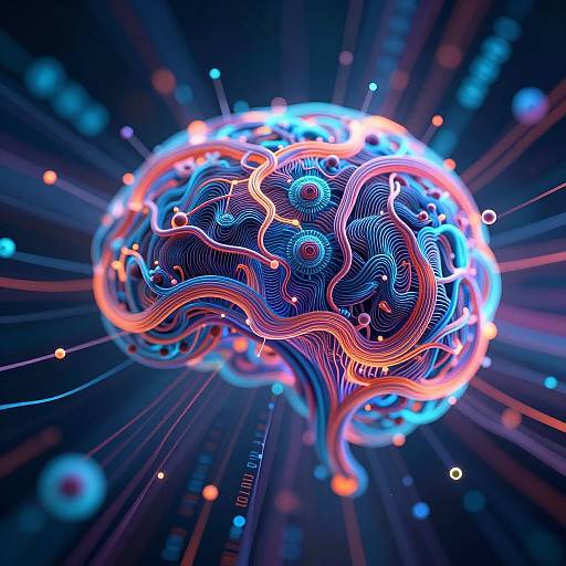 AI Neural Network Creating Vibrant Art