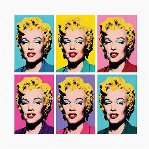 1960s Pop Art Style Portrait