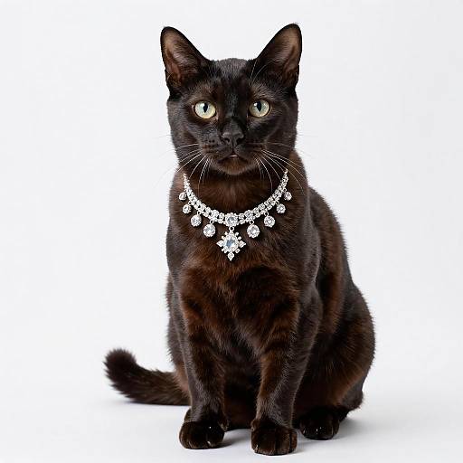 Elegant African Shorthair Cat Portrait