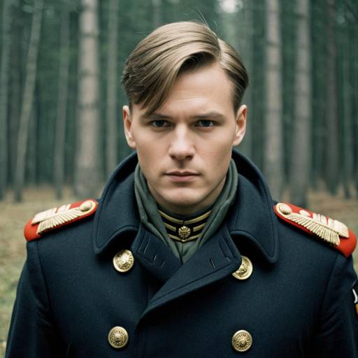 Man in German Military Style Coat