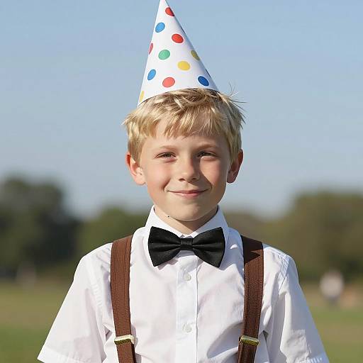 Charming Birthday Boy in Costume