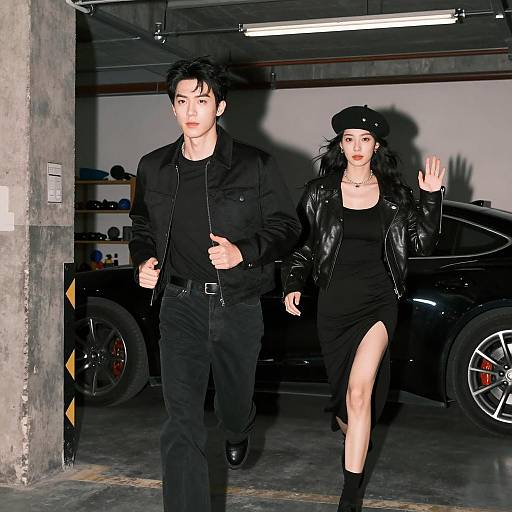 Dynamic Duo in a Mysterious Garage