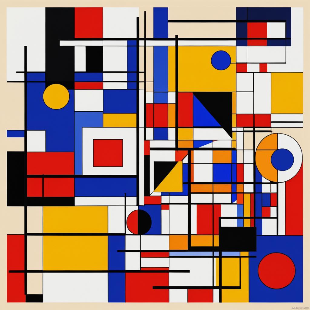 Geometric Abstract Art Inspired by Masters