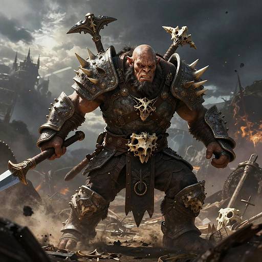 Battle-Hardened Orc Berserker Charge