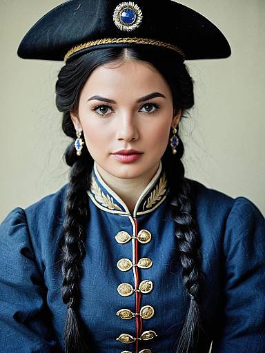 Realistic Civil War Union Costume Portrait