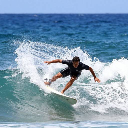 Surfing on Oahu's South Shore