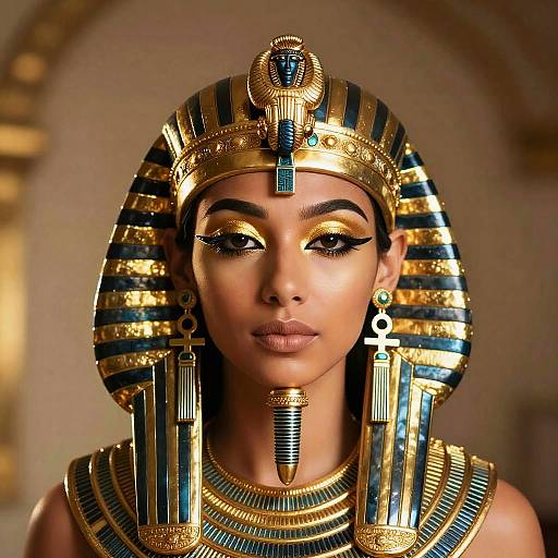 Photorealistic Egyptian Woman Portrait