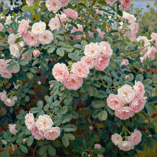 Roses Tremieres Inspired Artwork