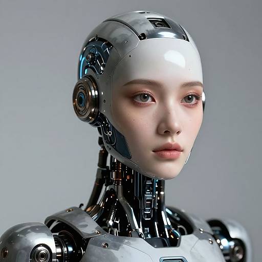 Photorealistic Humanoid Robot Portraits