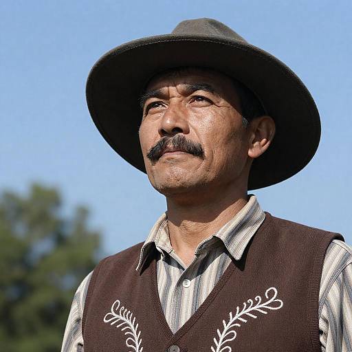 Portrait of a Calm Middle-Aged Man