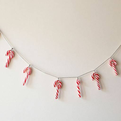 Festive Candy Christmas Garland