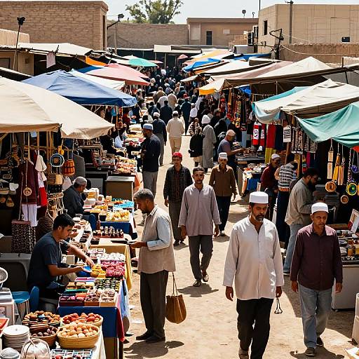 Sunlit Marketplace of Dreams