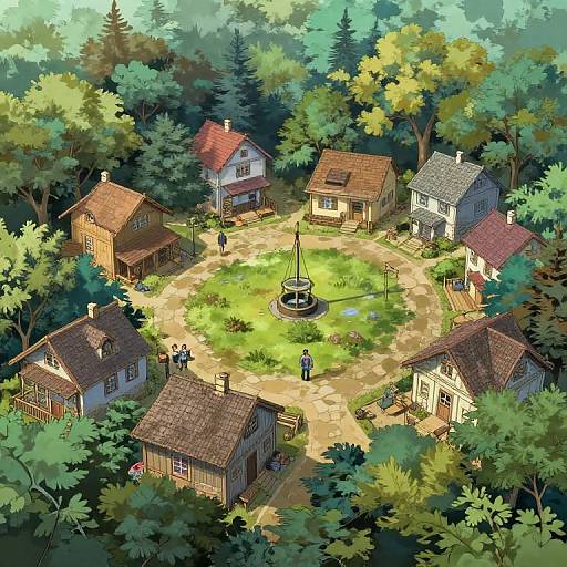 High Fantasy Treehouse Village Ambiance