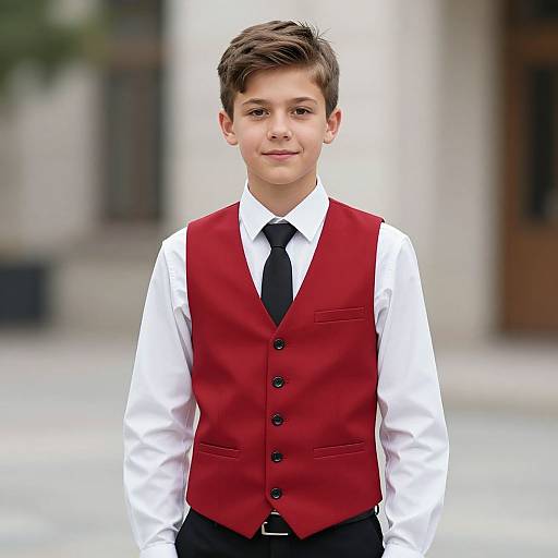 Realistic Male in Court Attire Outdoors