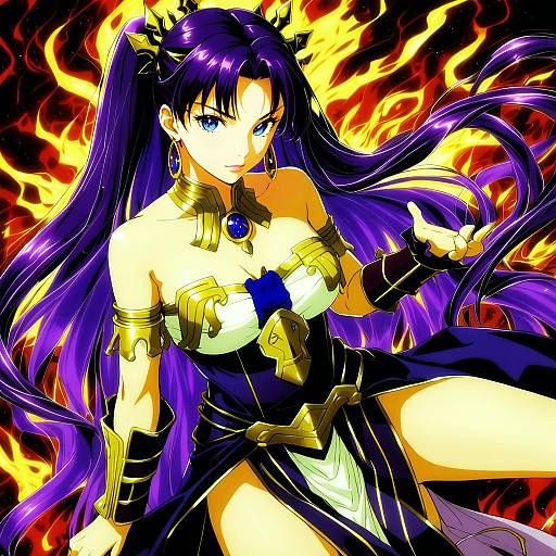 Illustration of Ishtar (fire emblem), fire emblem in the style of Yuiga naoha