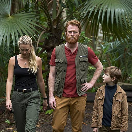 Adventure in a Dense Jungle Setting