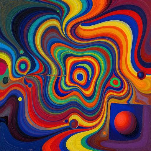 Surreal Abstract Dreamscape with Marvel