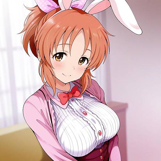 Illustration of Abe nana, idolmaster in the style of Yamasaki wataru