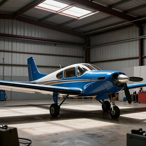 Hyperrealistic Modern P35 Bonanza Plane