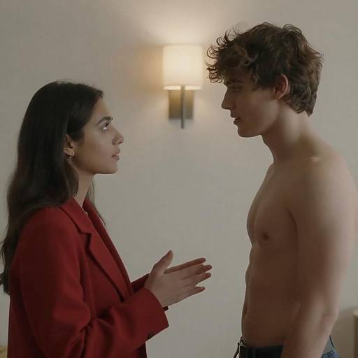 Intimate Encounter in Soft Lighting