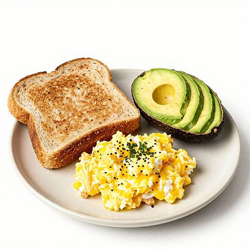 Retro Botanical Breakfast Illustration